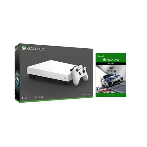 Microsoft Xbox One X 1TB Special White Edition 4K Ultra HD Console ...