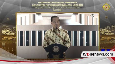 Jokowi Minta BPK Mendukung Transisi Pemerintahan Presiden Terpilih