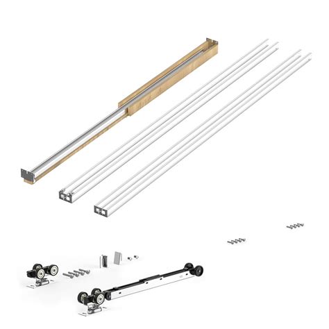 KFFKFF Pocket Door Frame Kit, Adjustable for 24-36 in Wide and 84 in
