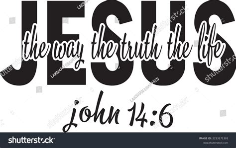 Jesus Logo John 146 Logo Vector Stock Vector (Royalty Free) 2213171301 | Shutterstock