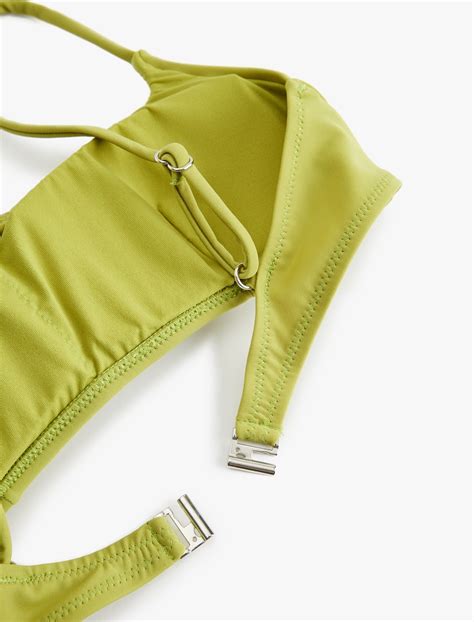 Yeşil Kadın Hafif Destekli Bralet Bikini Üstü 5SAK10214MM Koton