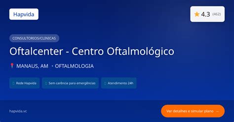 Oftalcenter Sorocaba - Clínica de Oftalmologia - Oftalcenter Centro Oftalmolo - CENTRO | Hapvida