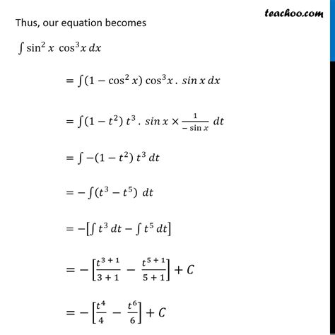 Ex 73 5 Integrate Sin3 X Cos3 X Chapter 7 Class 12