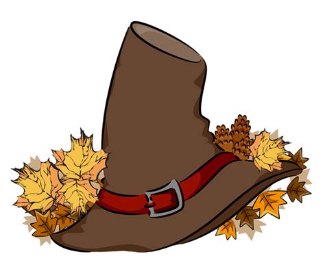 Thanksgiving Clip Art, Fall Clip Art, Pilgrim Hat, Happy Planner, Png ...