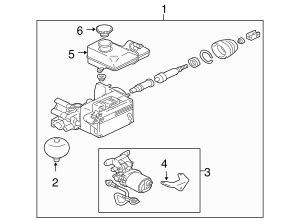 Genuine OEM Pump Part# MN102843 Fits 2003-2006 Mitsubishi Montero: Up ...