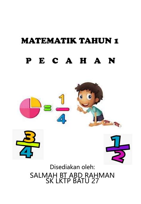 Latihan Pecahan Tahun 1 Soalan Matematik Pecahan Tahun 5 Persoalan X