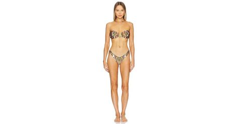 Zimmermann Ottie Knot Trim Bikini Lyst