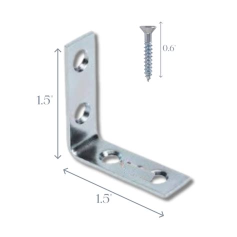 Sana Distributors-SD CORNER BRACES 1.5" WITH SCREWS