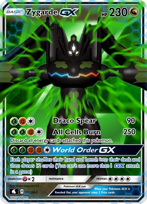 Zygarde Gx By Waterbeacon On Deviantart