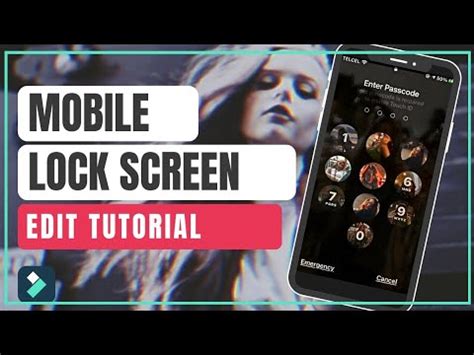 How To Edit Mobile Lock Screen Tutorial Youtube