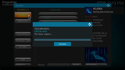 Instalar Addon Cristal Azul En Kodi Hablemos De Android