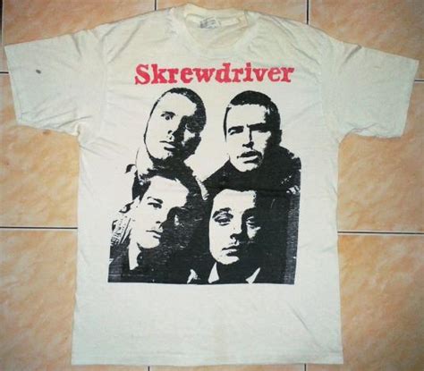 Vintage Skrewdriver T Shirt Defunkd