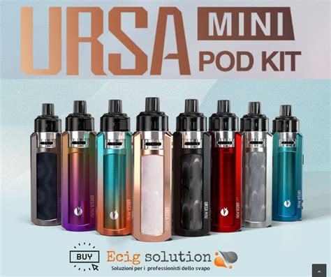 Costruito in resistente lega di zinco Lost Vape URSA Mini è un sistema