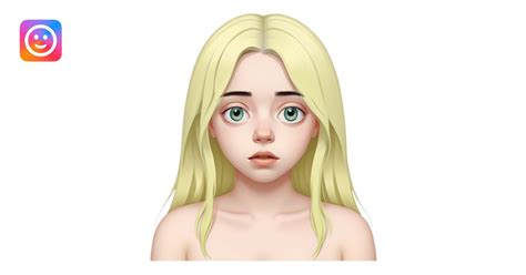 Naked Billie Eilish Emoji AI Emoji Generator