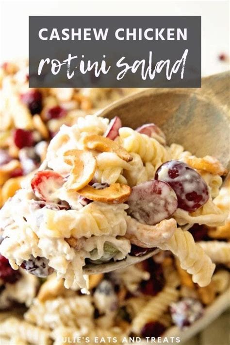 Cashew Chicken Rotini Salad Chicken Pasta Salad Recipes Summer Pasta Salad Recipes Easy