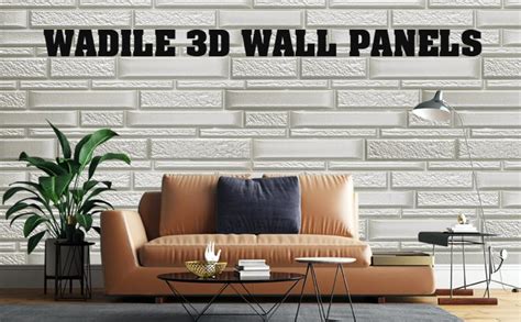 Wadile 3d Brick Peel And Stick Wallpaper 3d Brick Wall Panels Self Adhesive