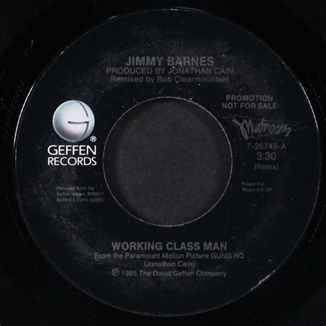 JIMMY BARNES Working Class Man Same GEFFEN 7 Single 45 RPM EBay