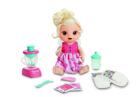 Baby Alive Magical Mixer Baby Doll Strawberry Shake With Blender