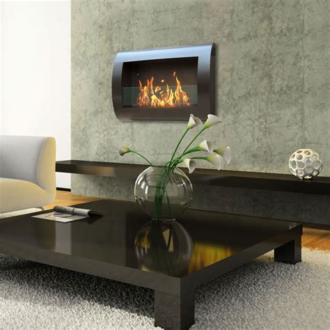 Anywhere Fireplace Chelsea Black 90202 Bio Ethanol Fireplace Features