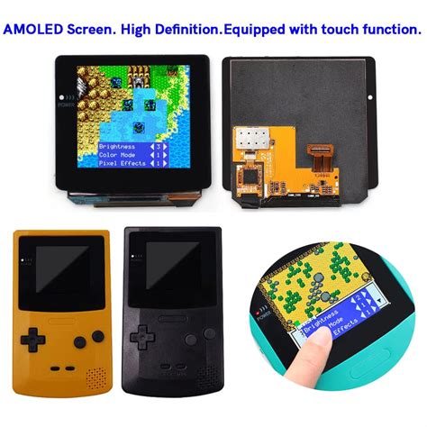 Hispeedido Newest Gbc Oled Amoled Laminated Touch Screen Osd Menu