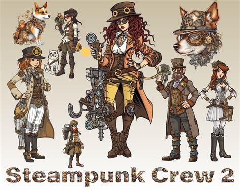 Steampunk Character Concept Art