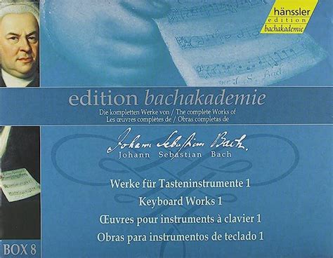 Bach Complete Keyboard Works Part 1 Edition Bachakademie Box 8 Vols