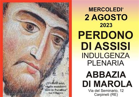 Perdono di Assisi mercoledì 2 agosto La Libertà online