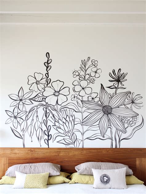 How To Paint Flowers On Walls At Kathleen Browne Blog