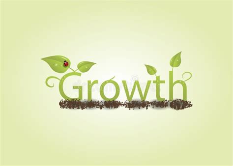 growing logo stock vector illustration  environmental