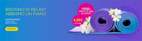 Torna Postemobile Creami Wow Weekend Gb Minuti E Sms Illimitati A