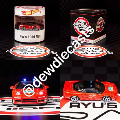 Po Open Hot Wheels Rlc Red Line Club Ryu Asadas Honda Nsx With