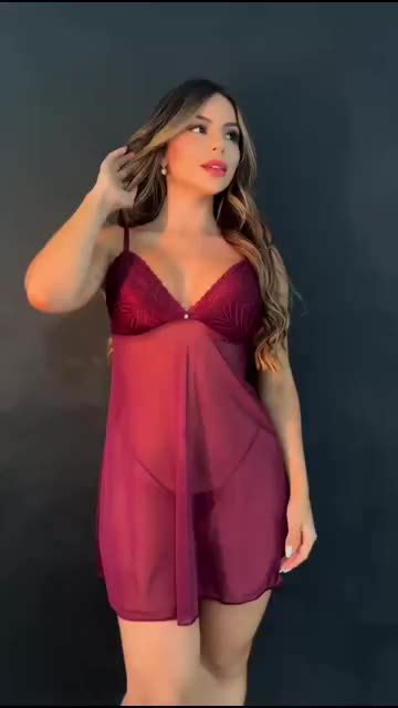 Lingerie Fantasia Camisola Transparente Sexy Em Tule Sensual Frete grátis