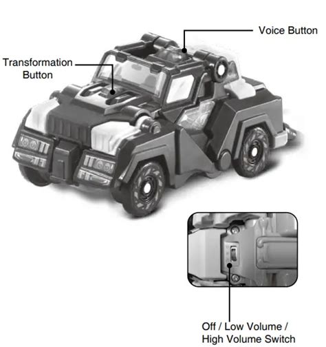 vtech Switch and Go T-Rex Terrain Truck Instruction Manual