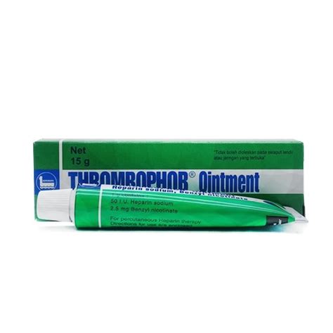 Jual THROMBOPHOB OINTMENT 15 GR SALEP UNTUK MEMAR ATAU LEBAM KULIT