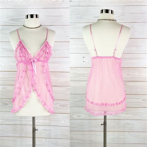 Intimates Sleepwear Sleepwear Lingerie Sexy Intimate Sheer Chemise S Poshmark