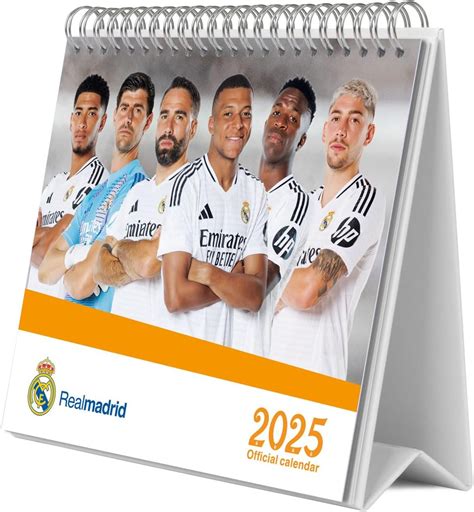 Grupo Erik Real Madrid Desk Calendar X Cm Month Desk