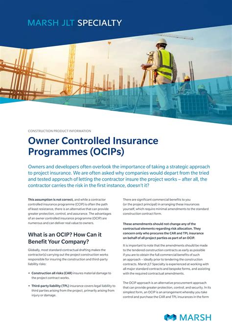 owner controlled insurance 2
