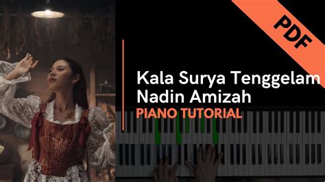 Kala Surya Tenggelam Nadin Amizah Piano Tutorial Not Angka YouTube