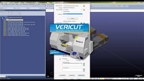 mastercam vericut machine simulation  parts