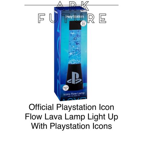 Official Playstation Icon Flow Lava Lamp Light Up With Playstation Icons Ebay