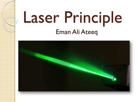 Ppt Laser Principle Powerpoint Presentation Free Download Id1586531