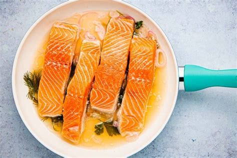 Poached Salmon Easy Salmon Recipe The Mediterranean Dish