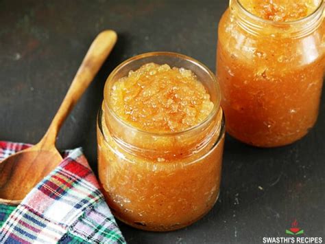 Apple Jam Recipe without Pectin - Swasthi's Recipes