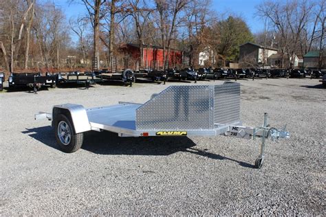 6x10 Motorcycle Trailer For Sale New Aluma MC210 TrailersUSA