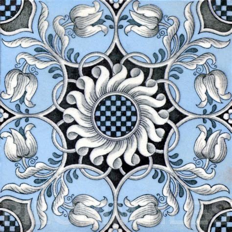 Aesthetic Movement Tile Ref 2 Pilgrim Tiles