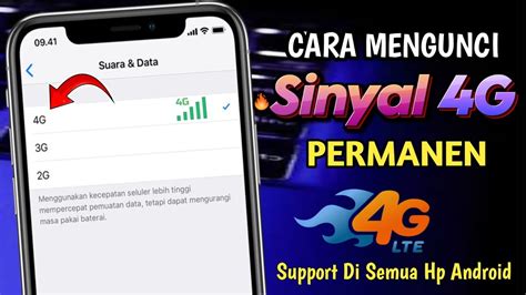 Cara Terbaru Mengunci Sinyal 4G Di Semua HP Android Cara Lock