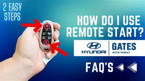 How To Use 2023 Hyundai Models Remote Start Gates Hyundai FAQ S YouTube