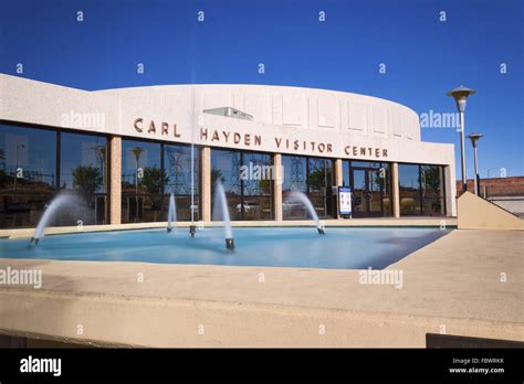 Visitor Center at Glen Canyon Dam, Arizona Stock Photo - Alamy