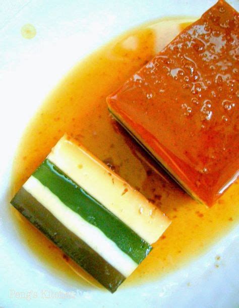 Peng S Kitchen Rainbow Flan Dessert Rau Cau Flan Flan Dessert