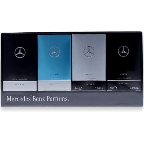 MERCEDES BENZ PARFUMS 4PCS/ MEN INTENSE+MEN SILVER+MEN COLOGNE+MEN